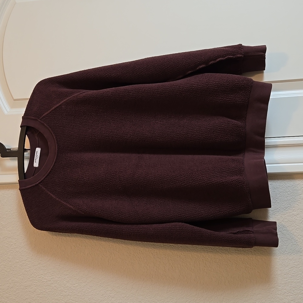 perfectwhitetee Ziggy sweatshirt Sz L Rum Rasin